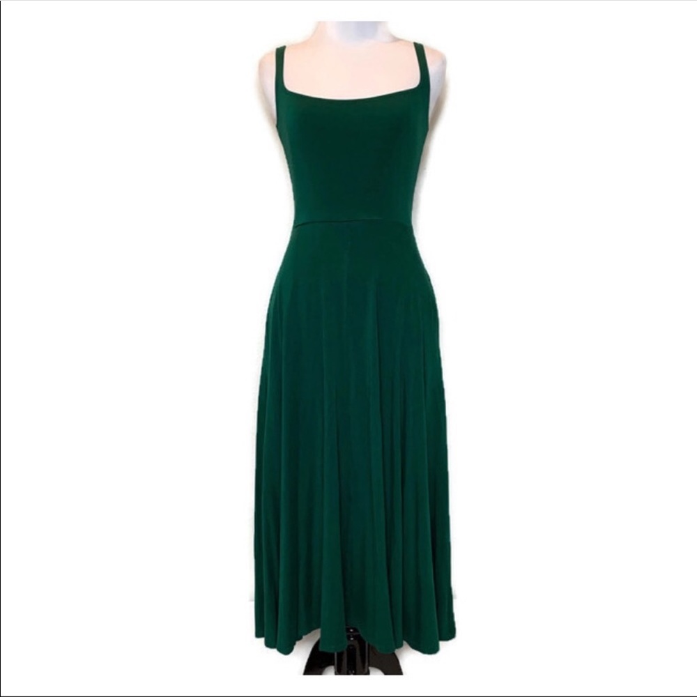 Reformation Fit & Flare Midi Scoop Neck Mary Dress XS - Picture 3 of 7
